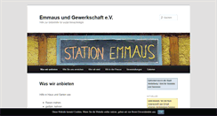 Desktop Screenshot of emmaus-gewerkschaft.de