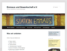 Tablet Screenshot of emmaus-gewerkschaft.de
